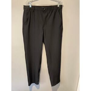 Marc New York Men's Black Commuter Pants Slim Fit 4 way stretch 34W x 32L